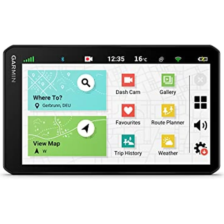 Garmin DriveCam 76, Navigationsgerät mit integrierter Dashcam, 6,95'' HD-Display, Kollisionswarner, Spurhalteassistent, 3D-EU-Karten, Verkehrsinfos in Echtzeit, Schwarz, 010-02729-15 – Bild 3