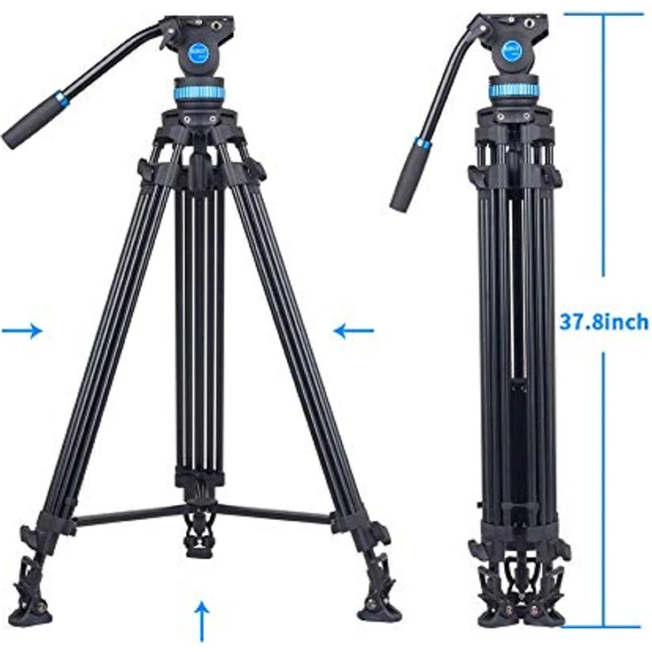 SIRUI SH-25 Broadcaststativ Starter mit Videoneiger – Bild 9