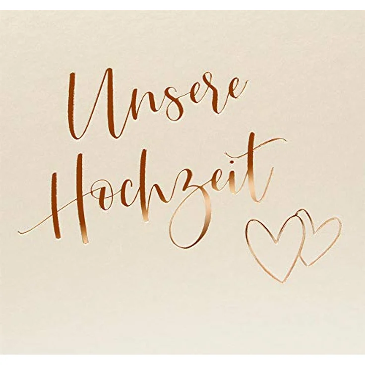 Goldbuch Herzklopfen 30x31 60 weiße Seiten Hochzeit 08174 – Bild 5