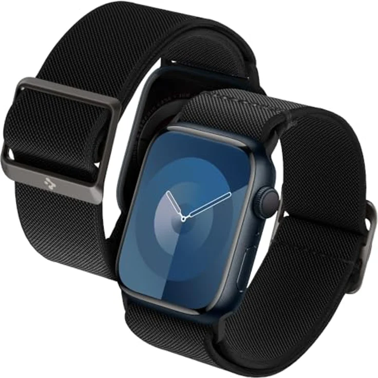 Spigen FIT LITE Apple Watch 4 - 5 - 6 - 7 - 8 - SE - ULTRA (42 - 44 - 45 - 49 MM) SCHWARZ – Bild 2