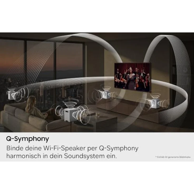 Samsung Music Studio 7 HW-LS71H/ZG, WLAN Lautsprecher mit Bluetooth, 3.1.1-Kanal, Weiß – Bild 4