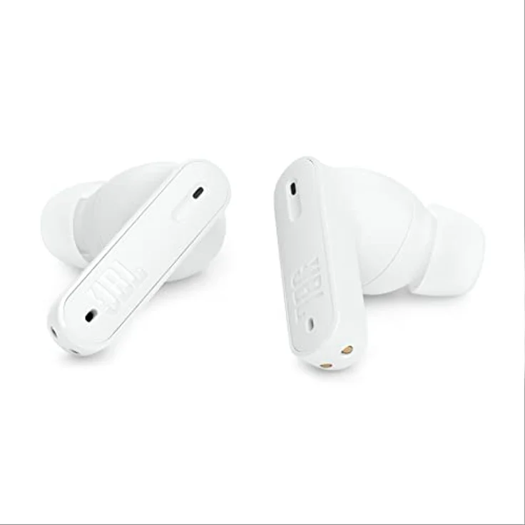 JBL Tune Beam – Wasserresistente, True-Wireless In-Ear-Kopfhörer mit Noise-Cancelling in Weiß – Mit bis zu 48 h Musikwiedergabe – Bild 4