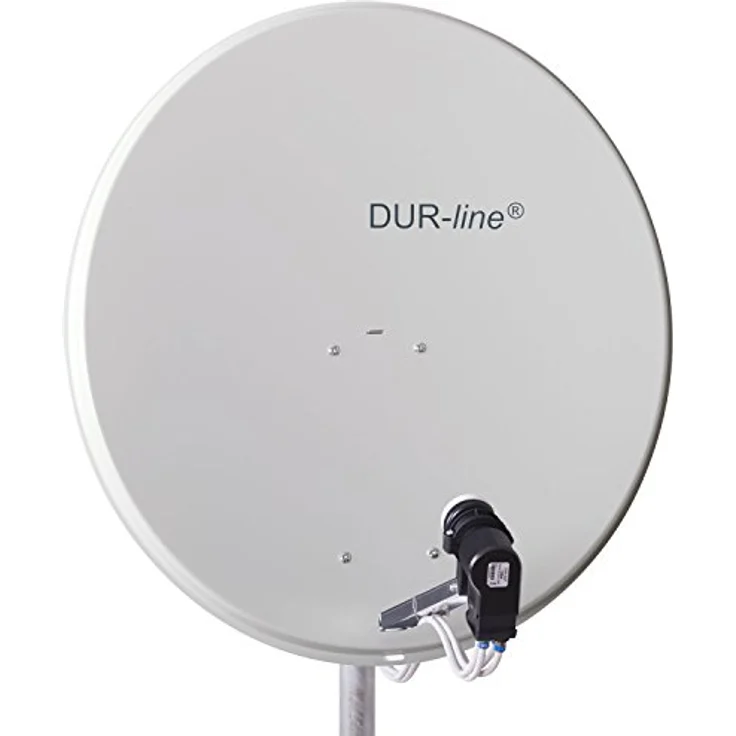 DUR-line Sat Antenne 80 cm Durchmesser hellgrau – Bild 4