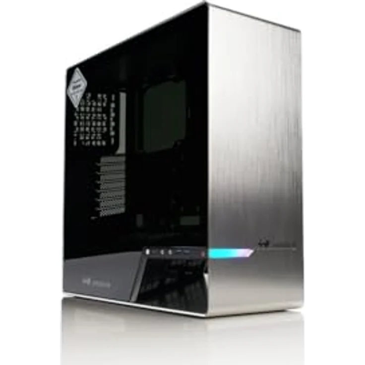In Win 905 silber, Glasfenster (IW-905-SILADD) – Bild 2