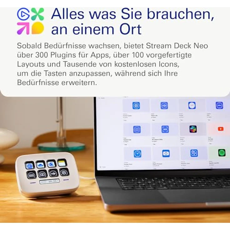 Elgato Stream Deck Neo Eingabegeräte-Set, Controller zur Workflow-Beschleunigung – Bild 6
