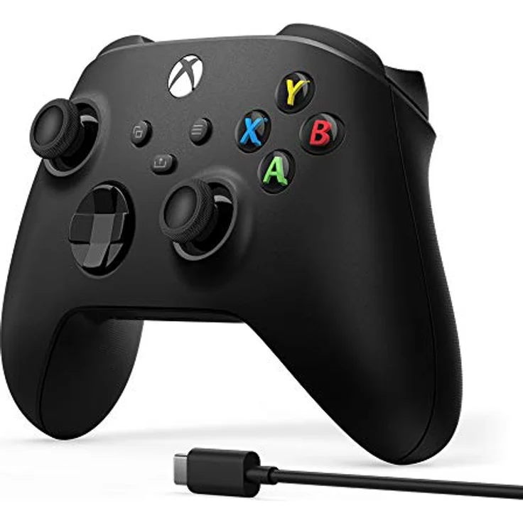 Xbox Wireless Controller für PC, drahtlos mit 2,7 m USB-C-Kabel, anpassbare Tasten und 3,5 mm Stereo-Headsetbuchse – Bild 2