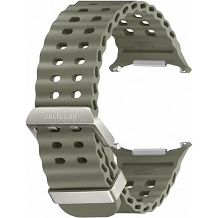 Samsung Marine Armband ET-SNL70 für die Galaxy Watch Ultra | Uhrenarmband, Sport Armband, Original Zubehör, elastisch, langlebig, guter Sitz, wasserbeständig, Green – Bild 3