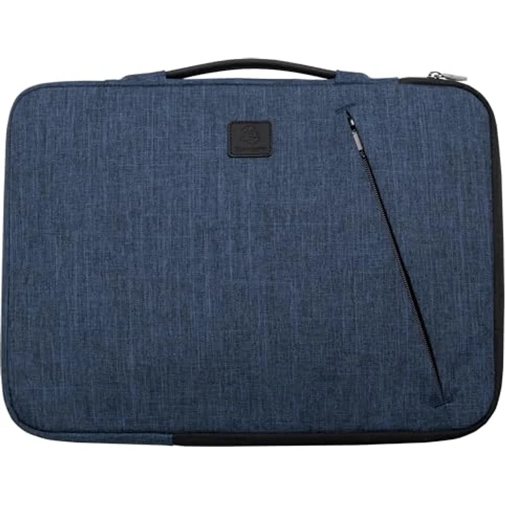 Exacompta Laptophülle business (16", Universal), Notebooktasche mit Schaumstoffpolsterung, Blau – Bild 1