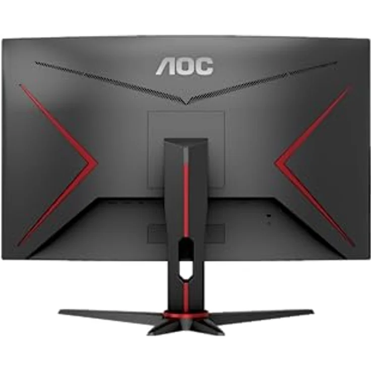 AOC Gaming CQ27G2SE - 27 Zoll QHD Curved Monitor, FreeSync Premium (165 Hz, HDMI 1.4, DisplayPort 1.2) schwarz-rot, kontraststarkes VA Panel, 1 ms Reaktionszeit – Bild 3