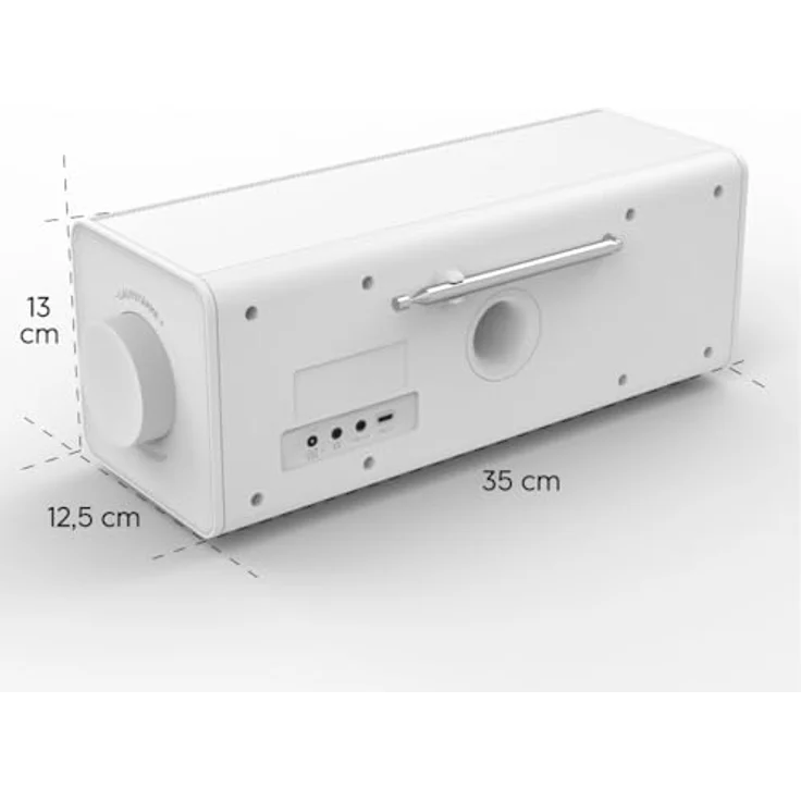 Hama Digitalradio DR2002BT, FM/DAB/DAB+/Bluetooth RX, Radiowecker, Stereo, WS (DAB+, DAB, FM, Bluetooth), Radio, Weiss – Bild 6