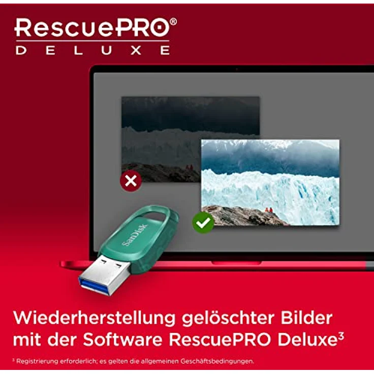 SanDisk Ultra - USB flash drive - 256 GB (SDCZ96-256G-G46) – Bild 6