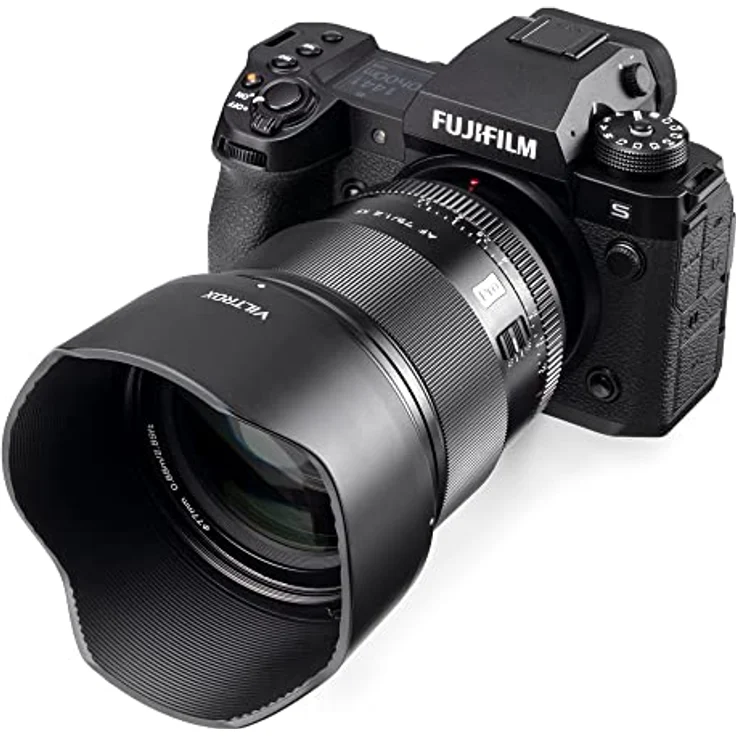 VILTROX 75mm f/1.2 F1.2 XF Autofokus Objektiv Fuji X Mount PRO Level APS-C Objektiv Kompatibel mit Fuji X-Mount Kameras X-T5 X-H2 X-H2S X-T30 II X-T4 X-A7 X- E3 X-E4 X-H1X-Pro2 X-T4 X-T10 X-T20 – Bild 2