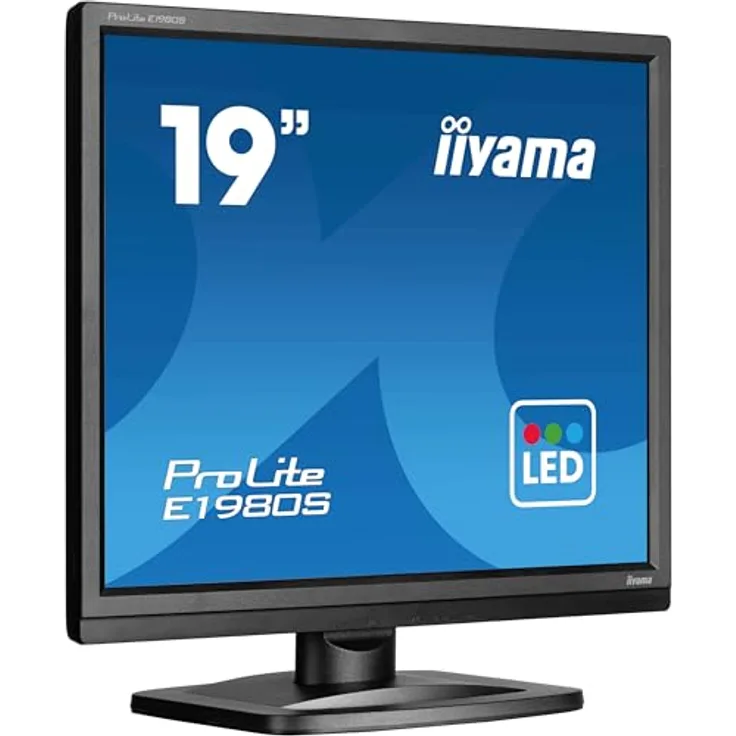 iiyama Prolite E1980S-B1 48cm 19" LED-Monitor SXGA HDMI DP schwarz mit integrierten Lautsprechern