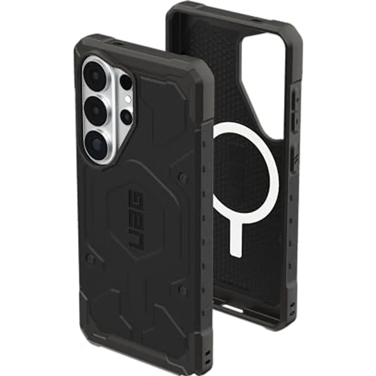 URBAN ARMOR GEAR Pathfinder MS Case für Samsung Galaxy S26 Ultra, sturzfest mit 5,5m Fallschutz, Magnetring, Wireless Charging kompatibel, schwarz – Bild 1