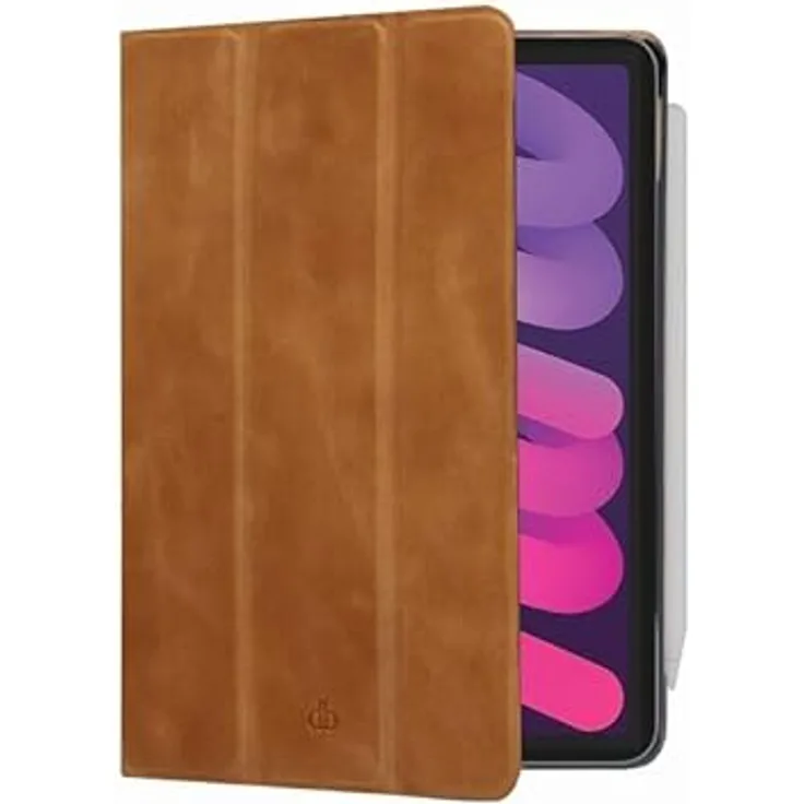 dbramante1928 Risskov, Leder-Schutzhülle für iPad Mini (2021), tan