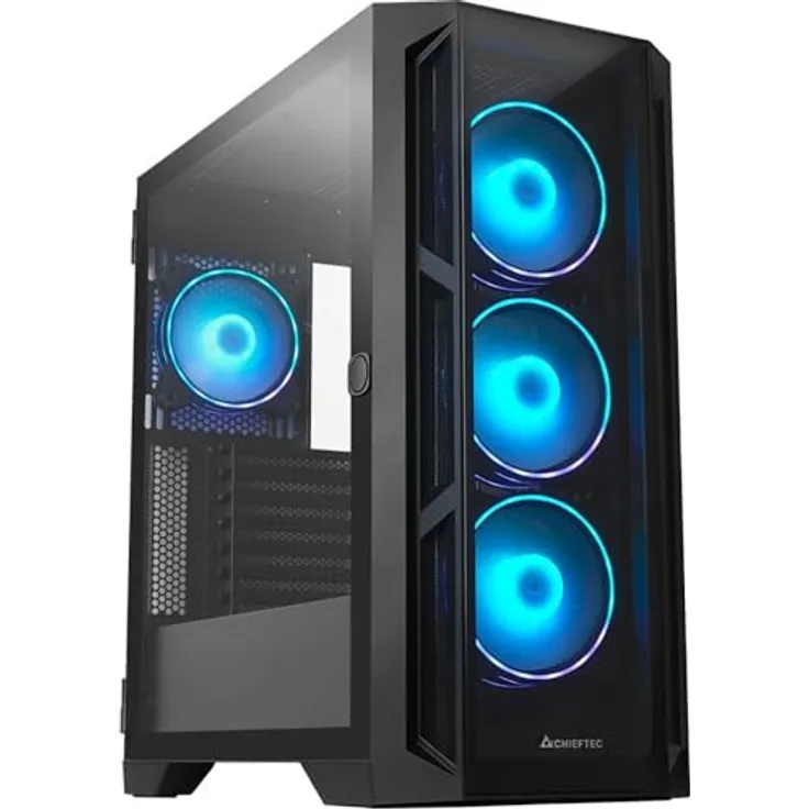 Chieftec APEX GA-01B-TG-OP       ATX (Micro-ITX, E-ATX, mATX, ATX), PC Gehäuse, Schwarz