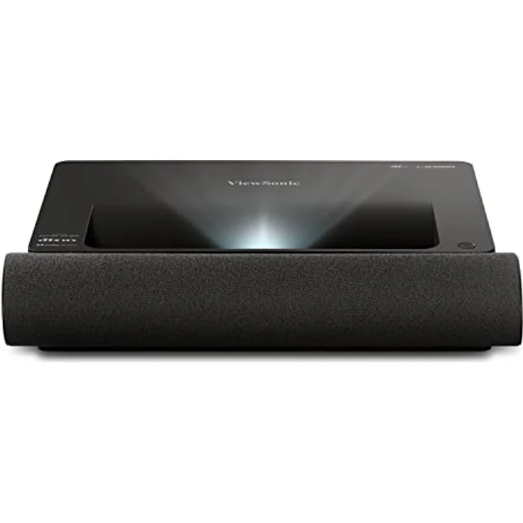 Viewsonic X2000B-4K Ultrakurzdistanz Laserbeamer (4K, 2000 ANSI Lumen, 2x HDMI, USB, 2x 10 Watt + 2x 25 Watt Cube, 5G Internet-Empfang) Schwarz – Bild 1