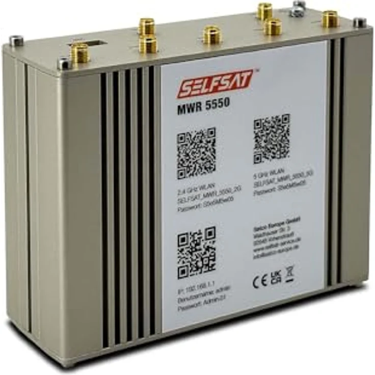 SELFSAT MWR 5550-5G / 4G LTE / 3G & WLAN Router mit bis 3,3 Gbit/s, mobiler Router für Wohnmobil und Wohnwagen – Bild 3
