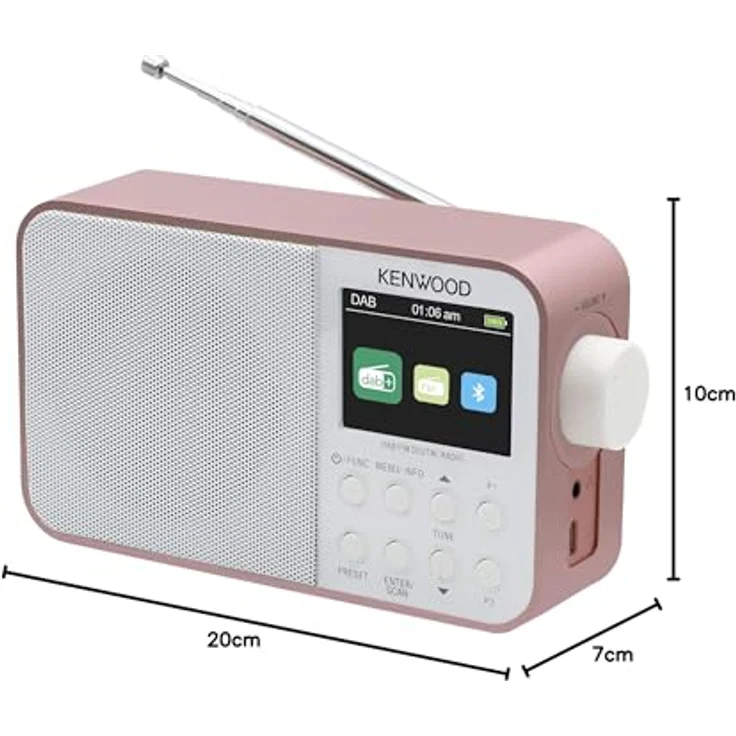 Kenwood CR-M30DAB-R Heimradio rose-gold – Bild 6