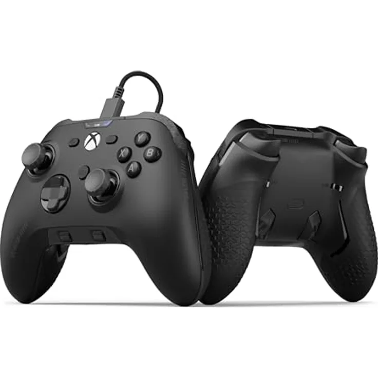 Scuf VALOR PRO Xbox-Performance-Controller mit Kabel – Anpassbare Rücken-Paddles, Sofort-Triggern, Hall-Effekt-Daumenstifte, Audio-Steuerungen, Xbox Series X|S, Xbox One – Schwarz