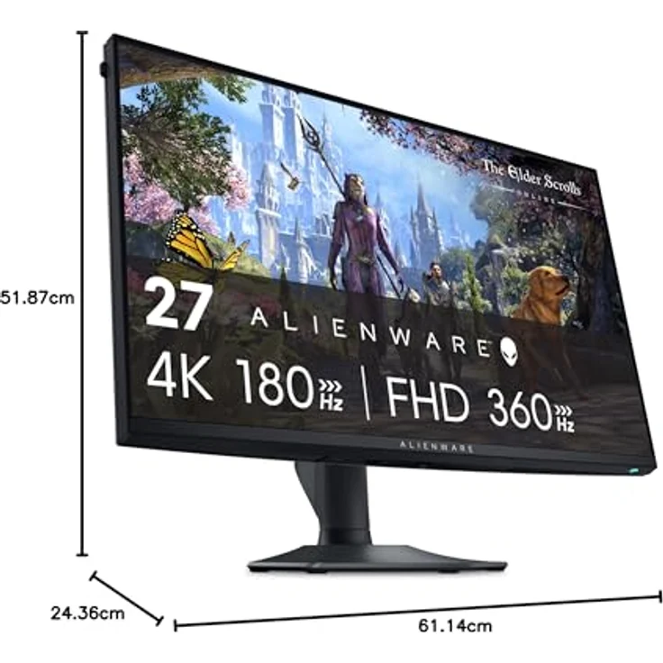 Dell Alienware AW2725QF – 27" 4K UHD Gaming-Monitor, 180Hz, IPS, gestochen scharf & flüssig für ultimatives Gameplay – Bild 16