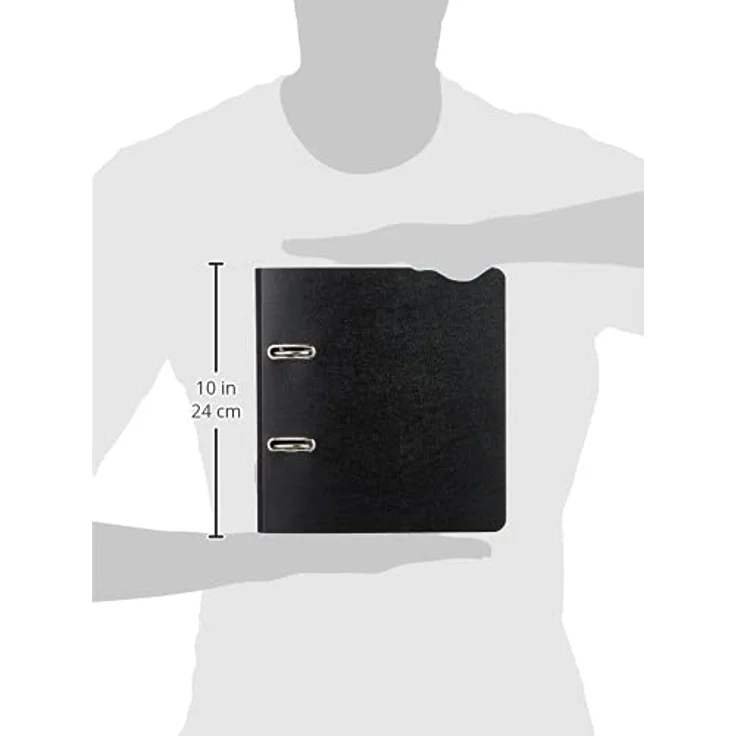 Herlitz Aktenordner maX.file, DIN A5, 7,5 cm Rückenbreite, Hartpappe, schwarz – Bild 5