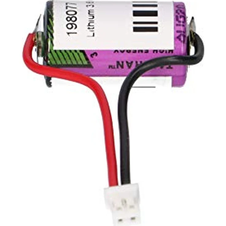 Akkuman.de Lithium Batterie für Testo Datenlogger mit Kabel und Stecker - 175-T3 Serie 1/2AA 3,6V 950mAh, passend für 175-T3 Serie – Bild 2