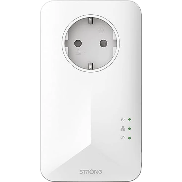 STRONG Powerline 1000 Duo, PowerLAN-Adapter Set mit 2 Stück, 100 Mbit/s, Hochgeschwindigkeits-Netzwerk für das ganze Haus, Ethernet LAN Anschluss, Internetverbindung über Steckdose – Bild 2