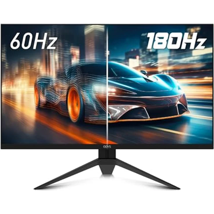 Odys i27-Q-180 - 27 Zoll Gaming Monitor (WQHD, 180 Hz, 1 ms Reaktionszeit, Fast IPS Panel, FreeSync, HDMI, Display Port, 3,5mm Kopfhöreranschluss) in Schwarz – Bild 5