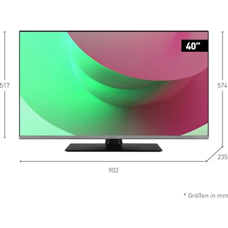 Panasonic TB-40S45AEZ, S45 Serie 40 Zoll Full HD LED Smart TV, TiVo, Google- und Alexa-Sprachsteuerung, Gaming-Modus, Media Player, HDR, HDMI, schwarz – Bild 2