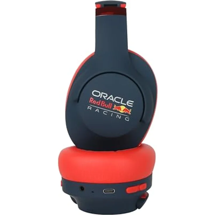 Oracle Red Bull Racing RB-HP130, Bluetooth Kopfhörer mit 40mm Treiber, 11h Akku, USB-C, AUX, faltbar, kabellos, Over-Ear Headset mit Mikrofon für Musik, Gaming, Telefonate und Reisen – Bild 4