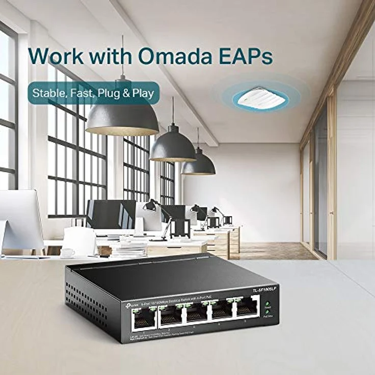 TP-Link TL-SF1005LP 5-Port 10-100Mbps (4x PoE Switch) – Bild 6
