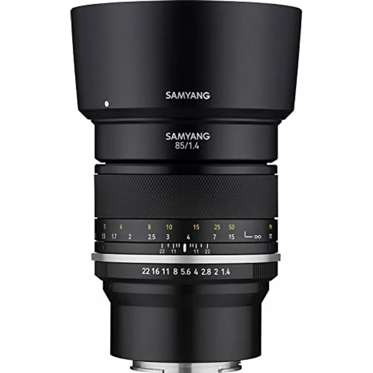 Samyang MF 85mm F1,4 MK2 Fuji X ? Porträt Objektiv manueller Fokus für Vollformat und APS-C Festbrennweite Fuji X Mount, 2. Generation für Fujifilm X-T1, X-T3, X-H1, X-T30, X-Pro3, X-T200, X-T4 – Bild 3