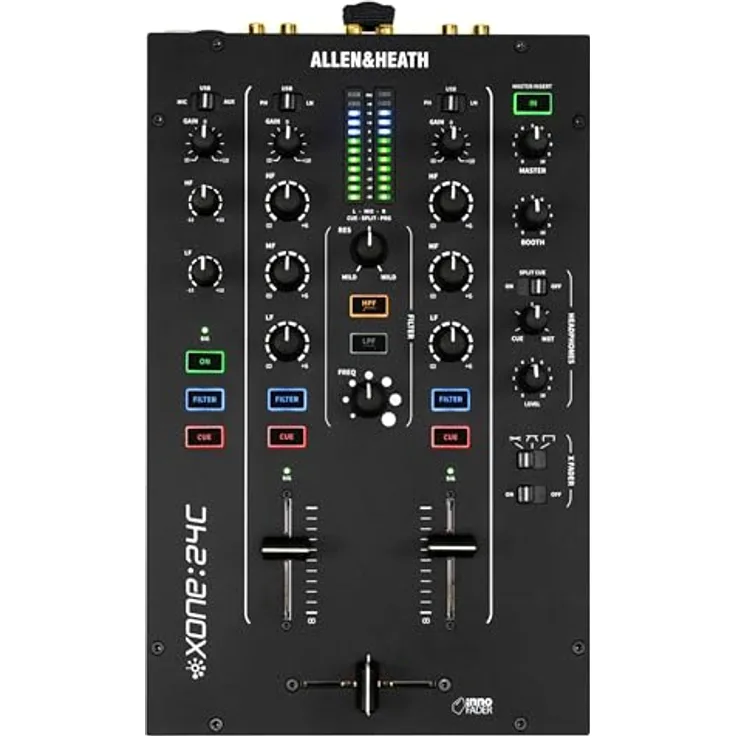 Allen & Heath Xone 24C, DJ-Mixer mit hochwertiger Klangqualität und vielseitigen Anschlussmöglichkeiten