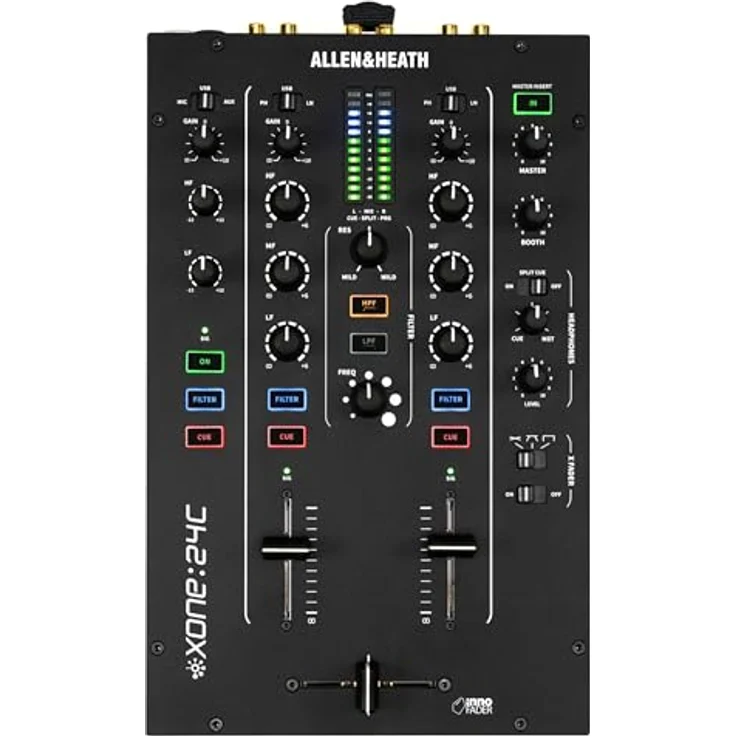 Allen & Heath Xone 24C, DJ-Mixer mit hochwertiger Klangqualität und vielseitigen Anschlussmöglichkeiten – Bild 1