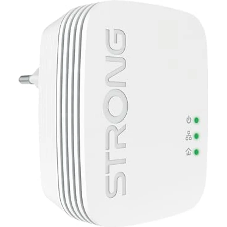 STRONG Powerline 600 KIT Mini mit 600 Mbits/s, Reichweite von 300m, 1x LAN Anschluss PowerLAN-Adapter, 2 Geräte für besten Empfang im ganzen Haus – Bild 5
