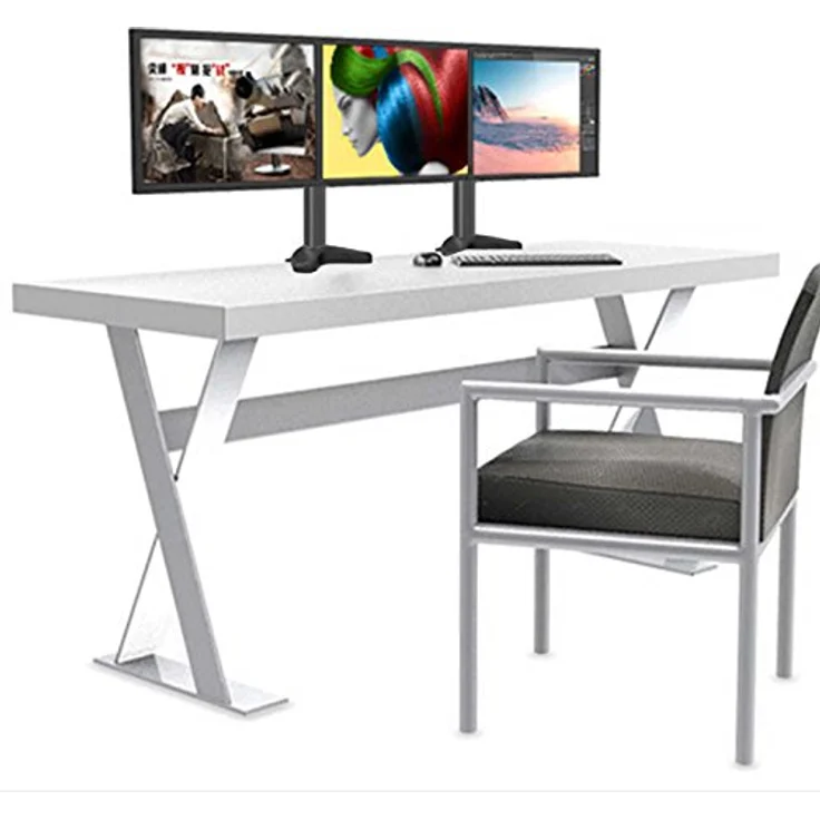 HFTEK 3-Fach Monitorarm - Tischhalterung für 3 Bildschirme von 15 27 Zoll mit VESA 75 / 100 (MP230C-N) – Bild 8