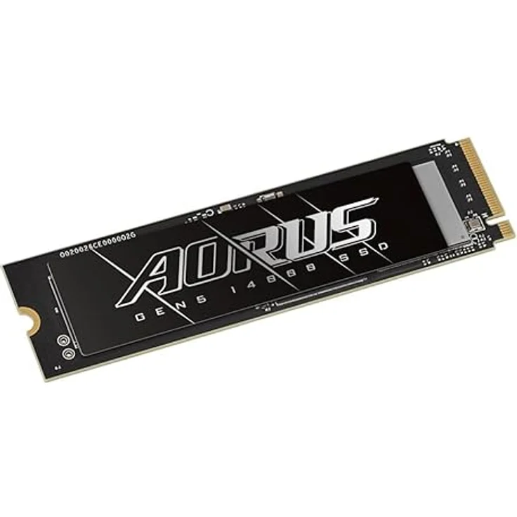 Gigabyte Aorus M.2 Solid State Drive Gen5 14000 (PCIe Gen 5.0 x4/NVMe 2.0), 1000 GB, 14.500 MB/s Lesegeschwindigkeit, 12.700 MB/s Schreibgeschwindigkeit – Bild 3