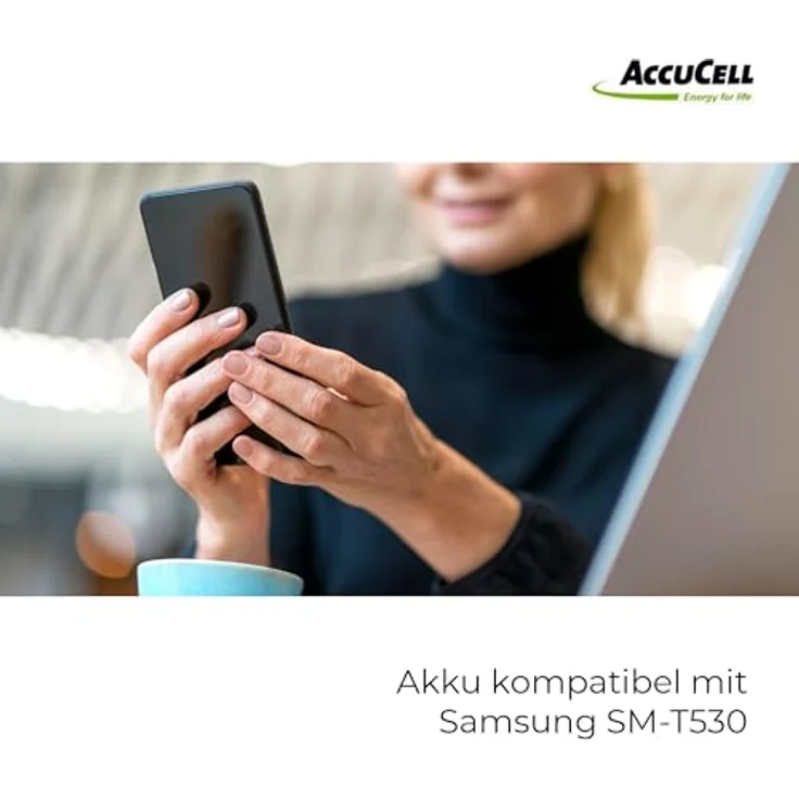Samsung Akku SM-T530, Galaxy Tab 4 10.1 EB-BT530FBE, 6800mAh Li-Polymer-Batterie, grau/weiß – Bild 3