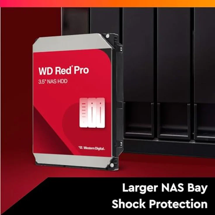 WD Red Pro 20TB, 3.5 Zoll SATA NAS HDD mit 7200 U/min und 6 Gb/s Übertragungsrate – Bild 3