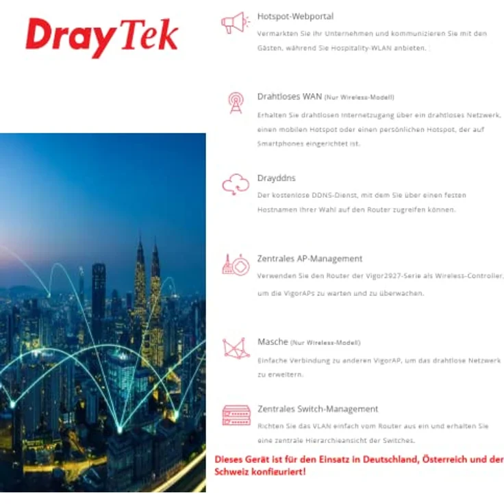 DrayTek Vigor 2927ax WLAN-AC SecureRouter DUAL-WAN – Bild 4