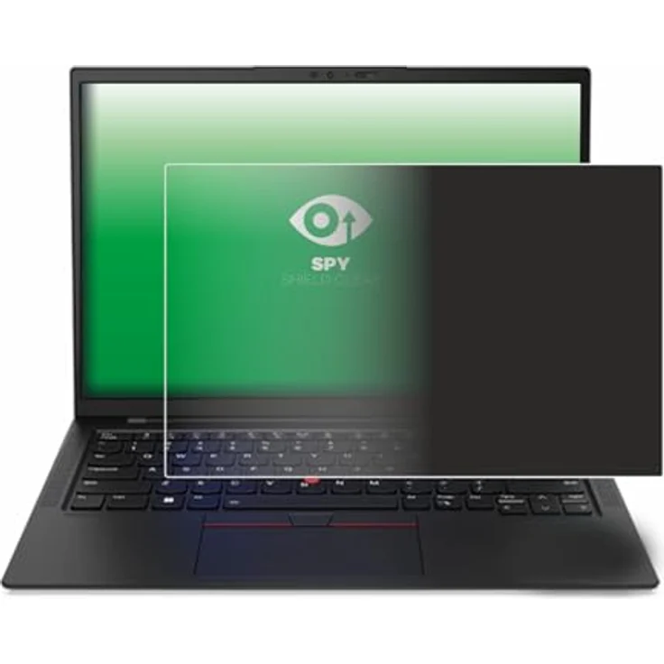 upscreen Anti-Spy Blickschutzfolie für Lenovo ThinkPad X1 Carbon 14" Gen 11, Privacy Displayschutz-Folie mit Blaulichtfilter, Blasenfreie Montage, Made in Germany – Bild 2