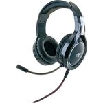 Schwaiger Gaming Headset, Over-Ear Kopfhörer mit flexiblem Mikrofon, schwarz