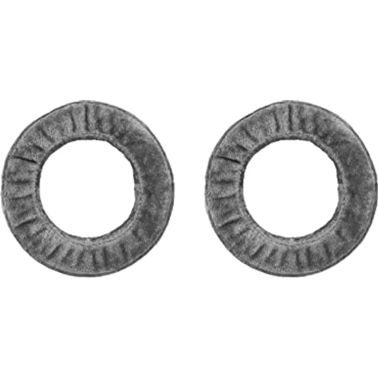 beyerdynamic EDT 900 Pro X Ohrpolster, Velour für DT 900 Pro X, grau, inkl. Schaumnetzscheibe, Paar