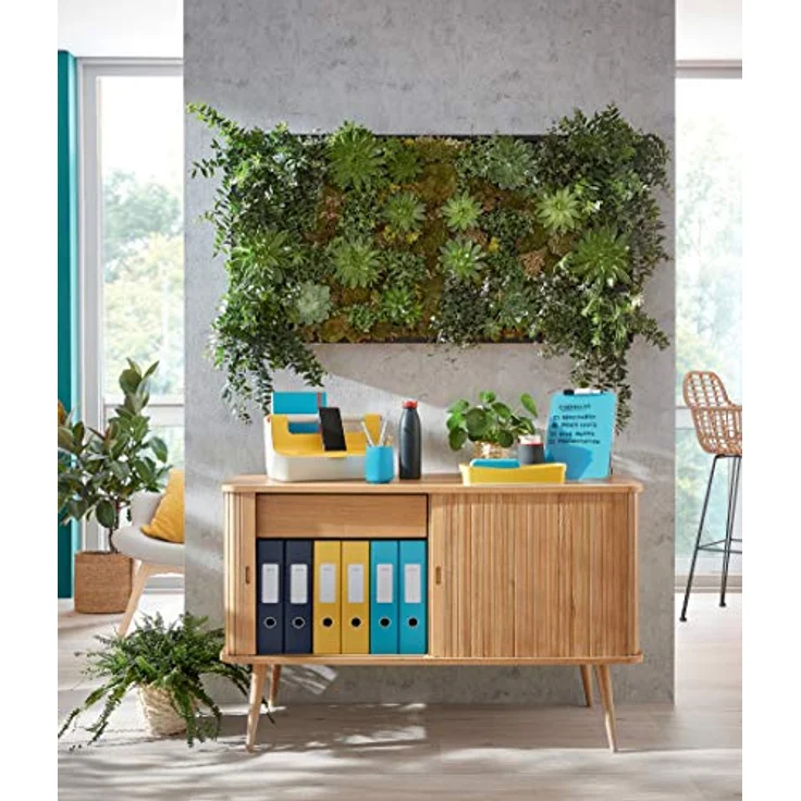 LEITZ Präsentationsordner Cosy, blau, mit selbstklebendem Rückenschild, Duo-Optik, A4 Format – Bild 7
