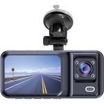 Denver CCT-2500 Dashcam Dual-Kamera, Blickwinkel 120°, G-Sensor, Schwarz
