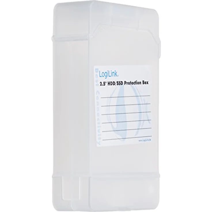 LogiLink UA0133 Festplatte Schutzhülle für 2x 6,35 cm (2,5 Zoll) HDD - SSD, transparent – Bild 2