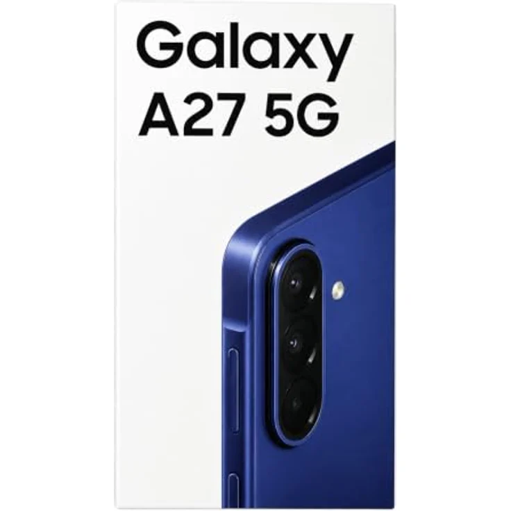 Samsung Galaxy A27 5G, Smartphone mit 128 GB Speicher, 50 MP Dreifach-Kamera, blau – Bild 1