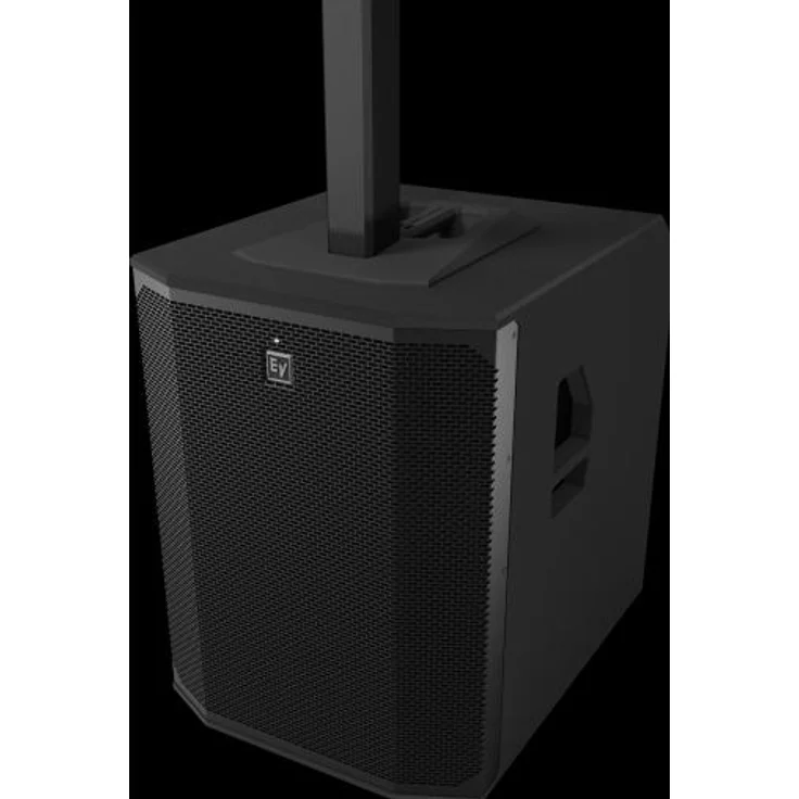 Electro-Voice EVOLVE 90, Aktiver PA Lautsprecher mit 18-Zoll-Subwoofer, 134 dB Schalldruck, ergonomisches Design, Schwarz