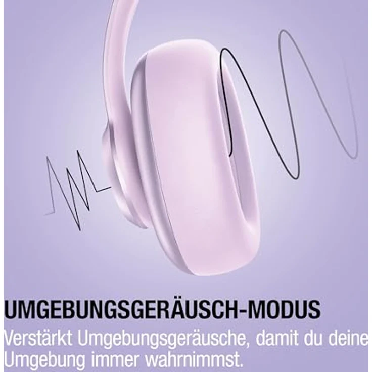Fresh'N Rebel Clam Ace 2, Kabellose Kopfhörer mit Aktiver Geräuschunterdrückung, 100 h Akkulaufzeit, Dreamy Lilac – Bild 3